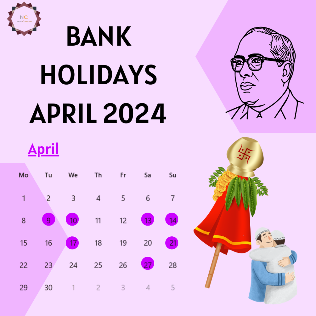 Bank holidays April 2024