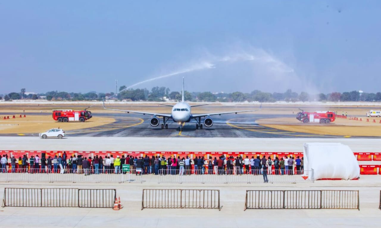 Noida International Airport Conducts First Flight Validation Test Ahead of 2025 Launch